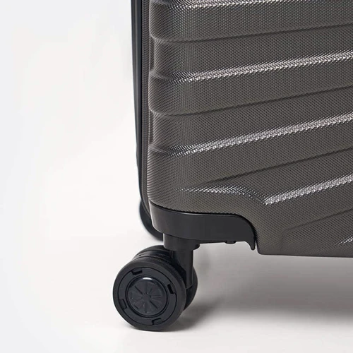 Чемодан Ricco Grande M grey (T15002grey-M): Фактура Зернистая, Матовая