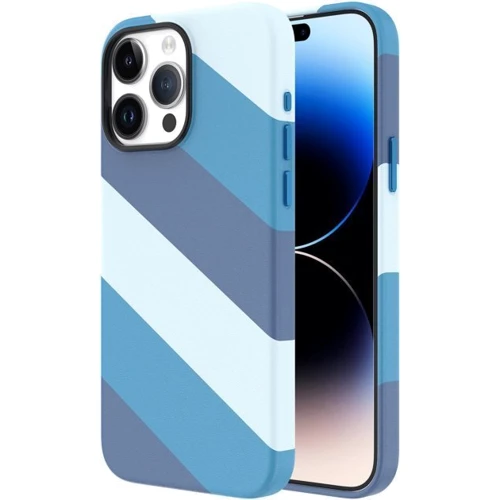 Чехол для iPhone VOKAMO Case with MagSafe Blue for iPhone 15 Pro Max (NVK010818)