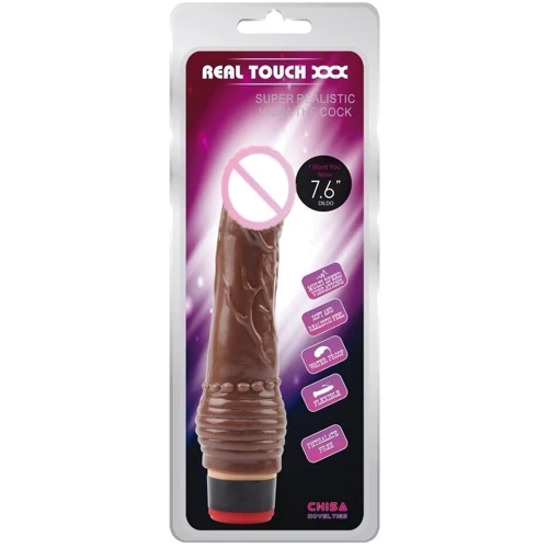 Вибратор CHISA 7.6” Vibe Cock - Brown, 291635