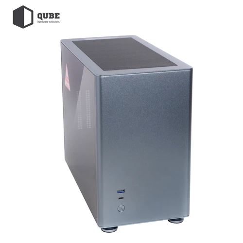 Корпус QUBE A4 Gray 600W (QBA4I_WG6U3): Форм-фактор материнской платы Mini-ITX