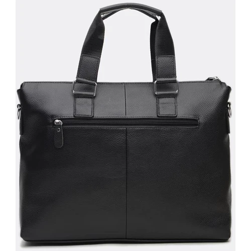 Мужская сумка мессенджер Borsa Leather черная (K18825-black): Страна производитель Тайвань