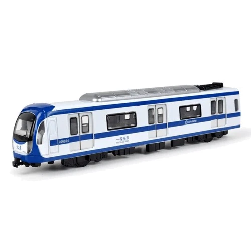 Игрушечный поезд KAIWEI инерционный, синий (MS1525N(Blue))