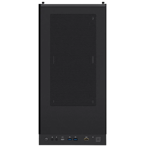 Корпус GIGABYTE AORUS C300 Glass (GB-AC300G): Матеріал передній панелі пластик + метал