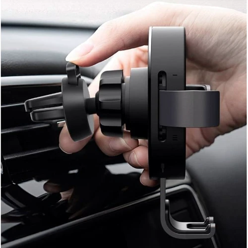 Держатель Xiaomi Car Holder Fast Wireless Charger Air Vent 70mai 10W Black (MidrivePB01) фото 9
