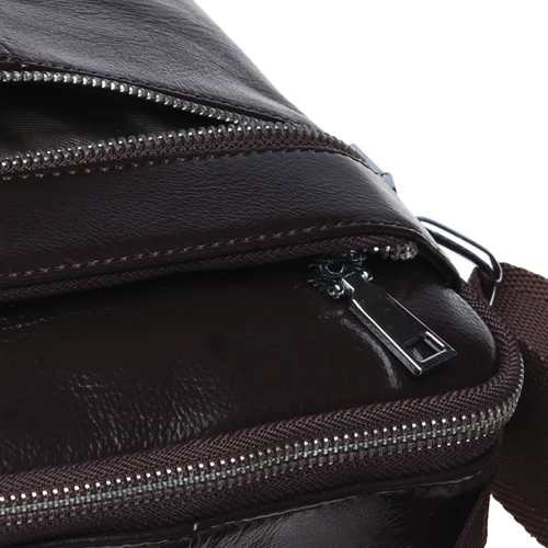 Мужская сумка планшет Keizer коричневая (K16013-brown): Тип ручки Короткая ручка, Плечевой ремень