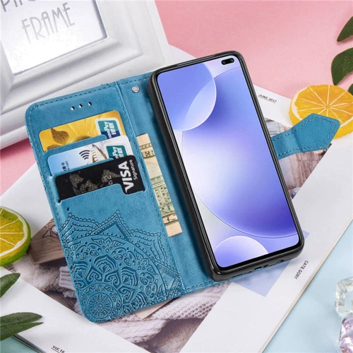 Чохол для телефона Mobile Case Book Cover Art Leather Blue for Xiaomi Redmi K30/Poco F2 фото 6