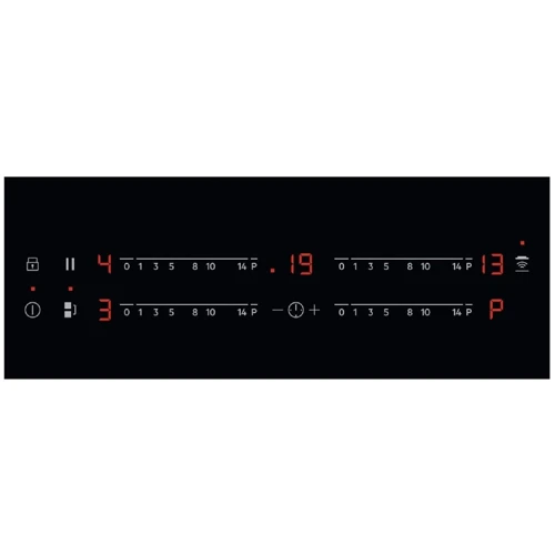 Варочная поверхность AEG IKE84441XB: Расположение панели Спереди посередине