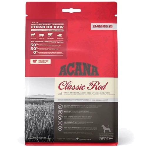 Сухой корм ACANA Red Meat Recipe для собак со вкусом ягненка, говядины, свинины 340 г (a56134)