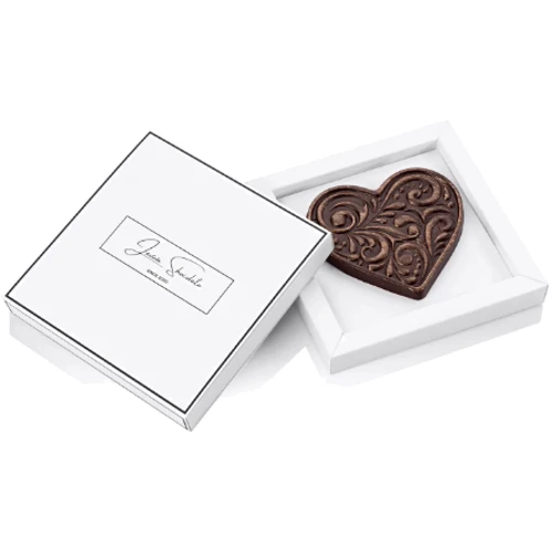 Шоколад черный Laviva Chocolate Dark chocolate "Gold Heart" 73% "Золотое Сердце" 80 г (UA-0020)