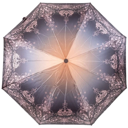 Зонт женский полуавтомат Art Rain коричневый (ZAR3614-54)