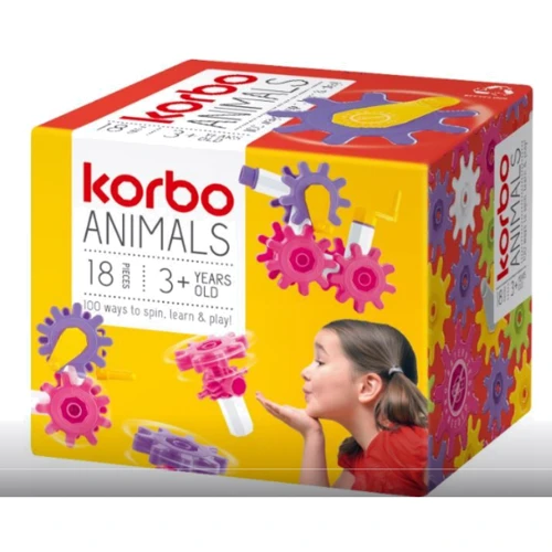 Набор для творческого конструирования KORBO Animals, 18 деталей: Производитель Korbo