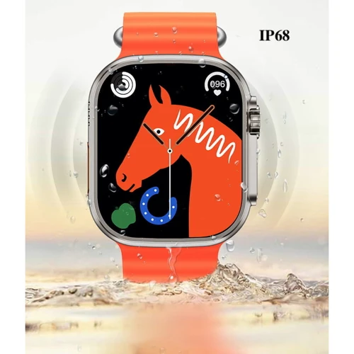 Смарт-годинник XO M8 Pro Ultra 49mm Orange (XO-M8Pro-OR): Фітнес-функції Секундомер, Подсчет калорий, Шагомер, Пульсоксиметр, Пульсометр