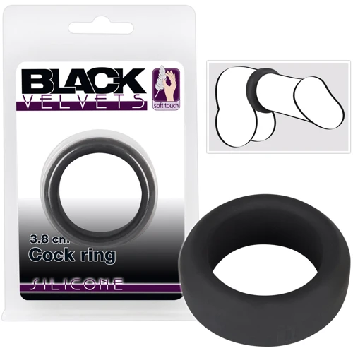 Кільце ерекційне Black Velvets Cock Ring 3.8 см