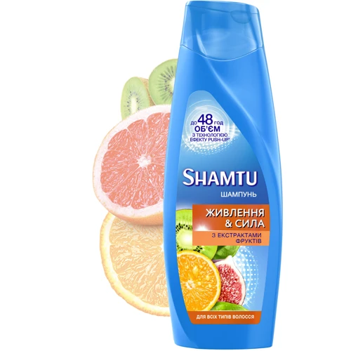 Shamtu Volume Plus Shampoo 360 ml Шампунь c экстрактами фруктов: Назначение Очищение