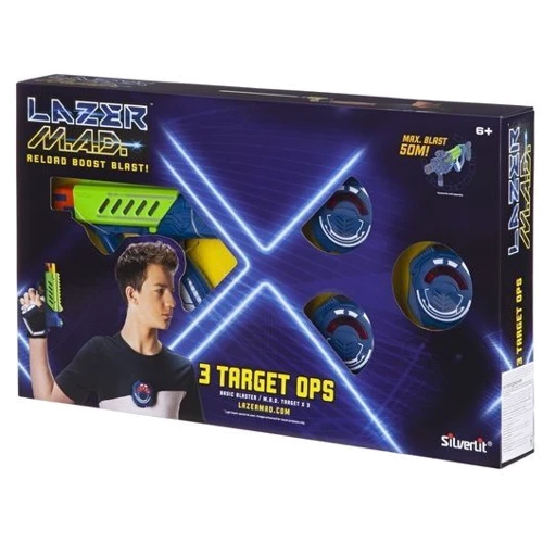 Игрушечное оружие Silverlit Lazer M.A.D. Тренировочный набор (1 бластер, 3 мишени) (LM-86846) фото 10
