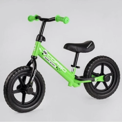 Беговел Corso J 12" (J-3266): Цвет зеленый