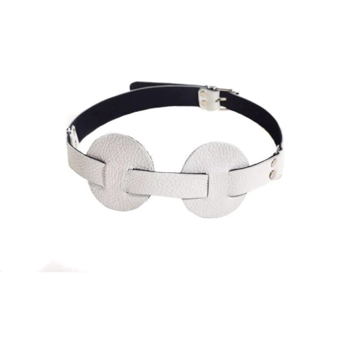 Маска SUB leather mask, white