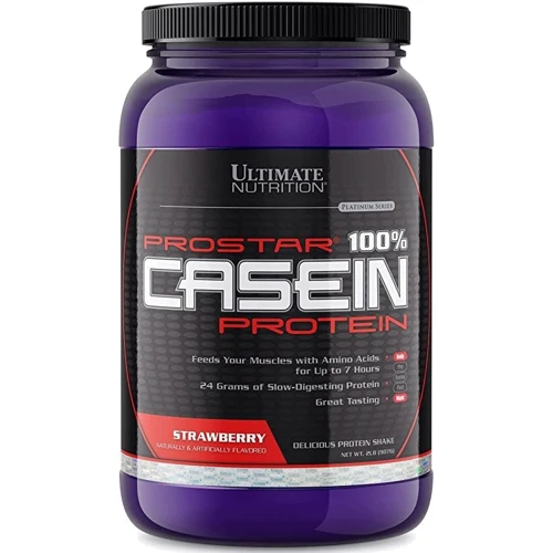 Протеин Ultimate Prostar 100% Casein Protein 908 g/27 servings/ Strawberry