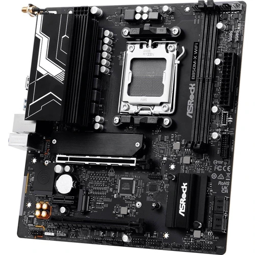 ASRock B850M-X WIFI UA: Разъемы на плате M.2, USB 3.2 Gen 1, USB 2.0, SATA 3.0, USB Type-C