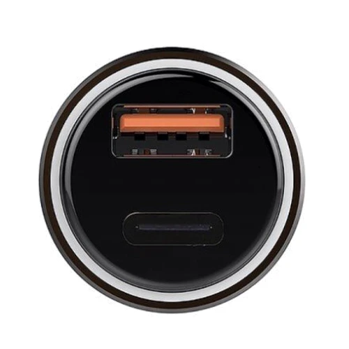 Зарядное устройство WIWU Car Charger USB+USB-C PC100 36W Black: Кабель в комплекте отсутствует