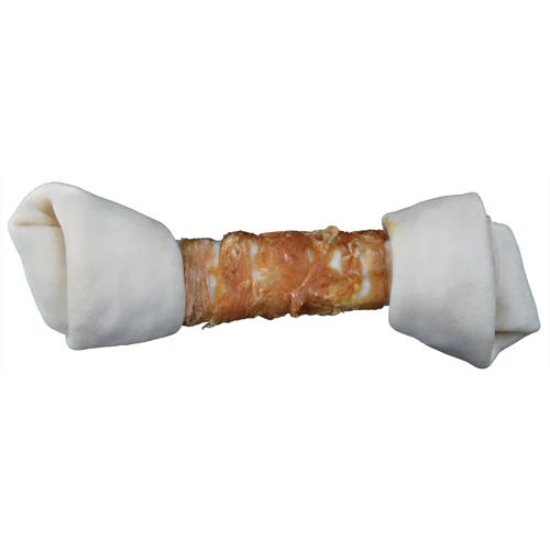 Лакомство Trixie Denta Fun кость для чистки зубов с курицей 25 см 220 г (4011905313207)