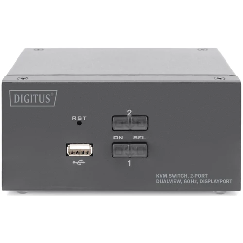 Мережевий комутатор Digitus DS-12862: Інші порти 2 x Stereo audio jack 3,5 м, 2 х DisplayPort