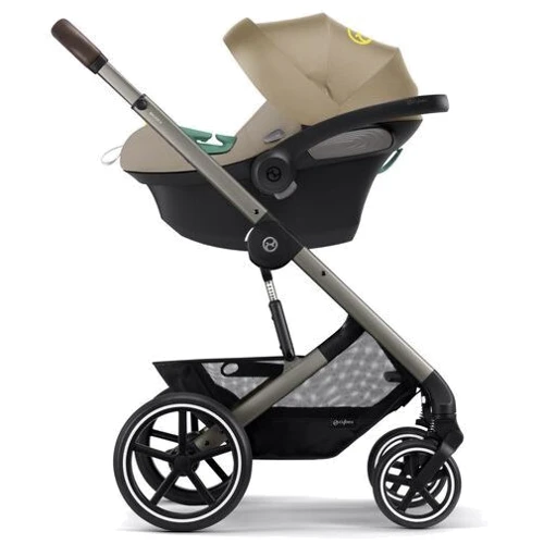 Прогулочная коляска Cybex Balios S Lux TPE Seashell Beige с бампером (522002565) фото 13
