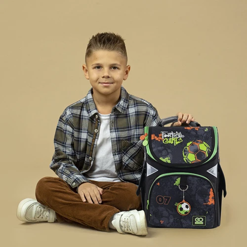 Рюкзак GoPack Education каркасный 5001S-5 Football Game (GO24-5001S-5): Возрастная группа от 6 до 10 лет