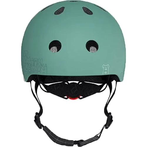 Шлем детский Scoot and Ride Зеленый с фонариком 45-51см (SR-210225-FOREST) фото 7