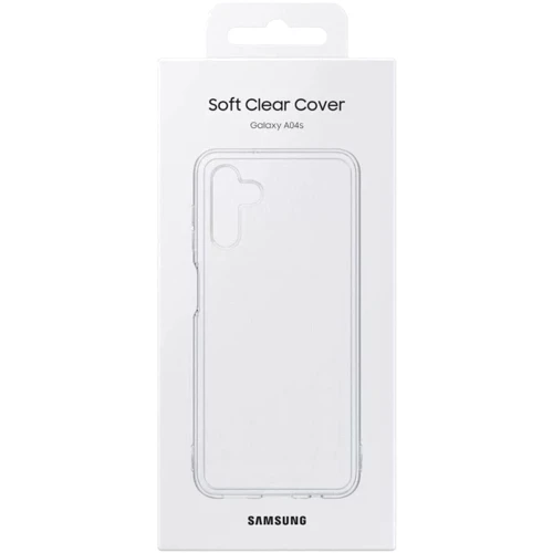 Чехол для телефонов Samsung Soft Clear Cover Clear (EF-QA047TTEGRU) for Samsung A047 Galaxy A04s: Цвет прозрачный