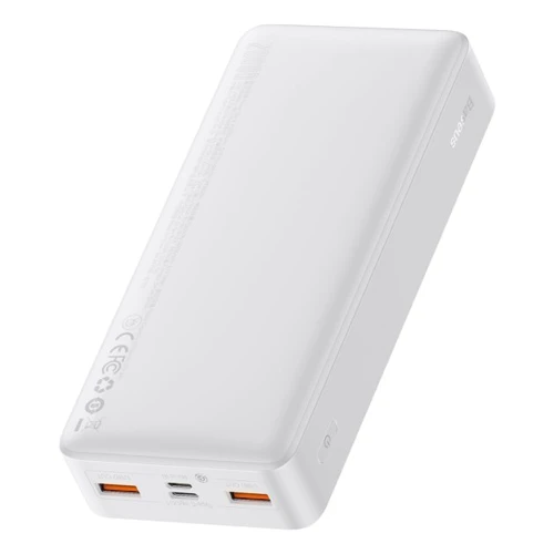 Внешний аккумулятор Baseus Power Bank 20000mAh Bipow Display 20W White (PPDML-M02): Встроенный кабель нет