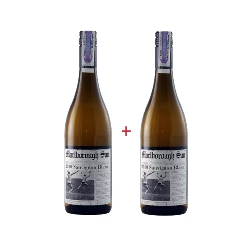 Набор вина Sauvignon Blanc Marlborough Sun (0.75 л)+ Sauvignon Blanc Marlborough Sun, Saint Clair (0,75 л) (BW32720)+ футболка размер M