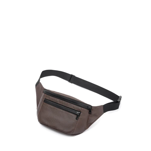 Мужская поясная сумка Sambag Tirso Max коричневая (81341120): Пол Мужской