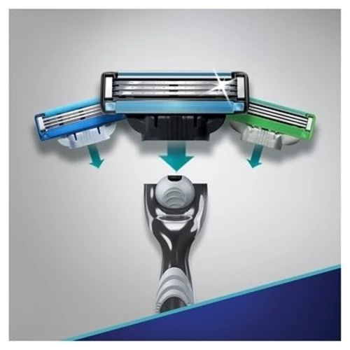 Gillette Mach3 Верстат для гоління з 1 змінною касетою: Кількість в упаковці, шт 1