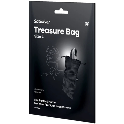 Мешочек для хранения игрушек Satisfyer Treasure Bag L Black