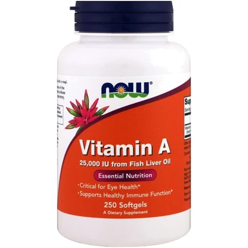 NOW Foods Vitamin A 25,000 IU Softgels 250 caps