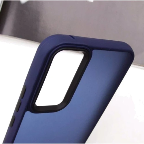 Чохол для телефона Epik TPU+PC Lyon Frosted Case Navy Blue для Samsung S921 Galaxy S24 / S931 Galaxy S25: Матеріал TPU (термополиуретан) и поликарбонат