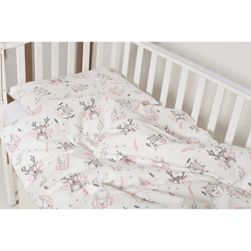 Комплект постельного белья Twins Modern New Animals розовый (3040-PMN-01)