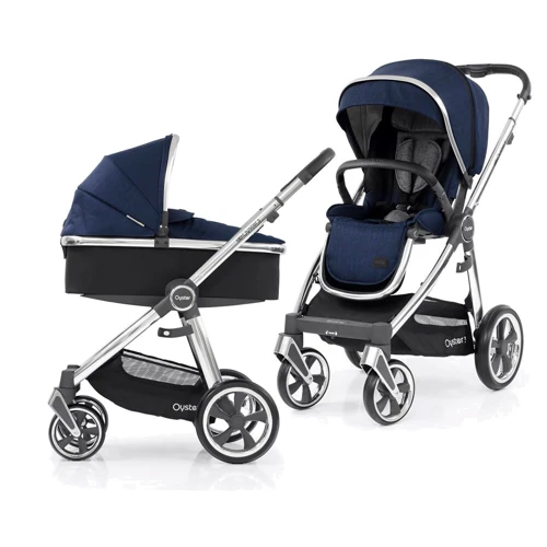 Універсальна коляска 2 в 1 BabyStyle Oyster 3 2021 (Rich Navy / Mirror)