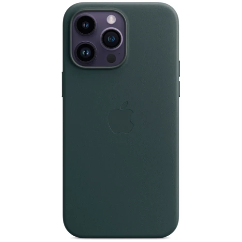 Чохол для iPhone Apple for iPhone 14 Pro Max Leather Case with MagSafe Forest Green (MPPN3) 