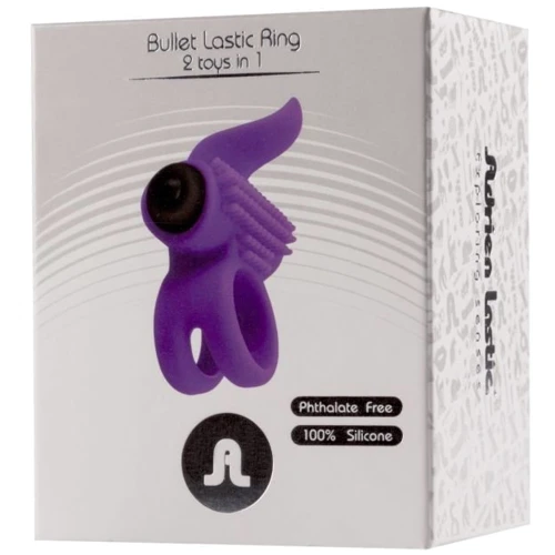 Ерекційне кільце Adrien Lastic Bullet Lastic Ring з вібрацією
