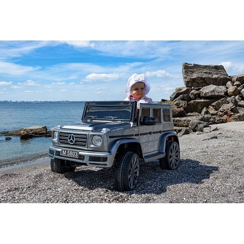 Дитячий електромобіль Bambi Mercedes сірий (M 5803EBLRS-11)
