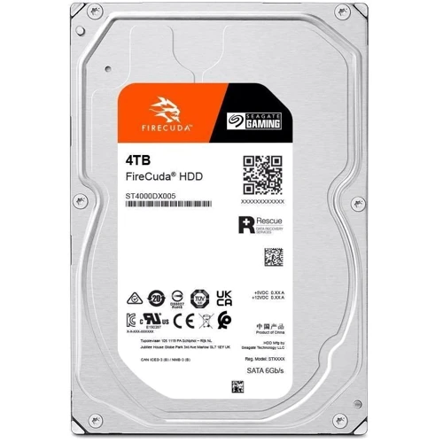 Внутрішній жорсткий диск Seagate Firecuda 4TB (ST4000DXA05): Тип підключення SATA 3