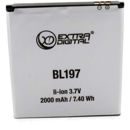 Аккумулятор ExtraDigital 2000mAh (BML6363) for Lenovo BL197: Совместимость с брендом Lenovo