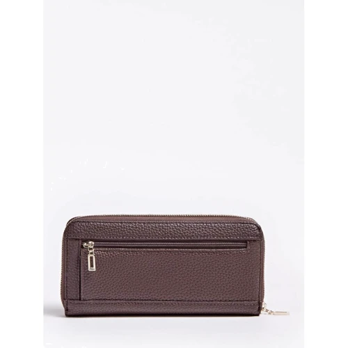 Жіночий гаманець Guess Alby Slg Large Zip Around бордовий (SWVG7455460-MOC): Стать жіночий