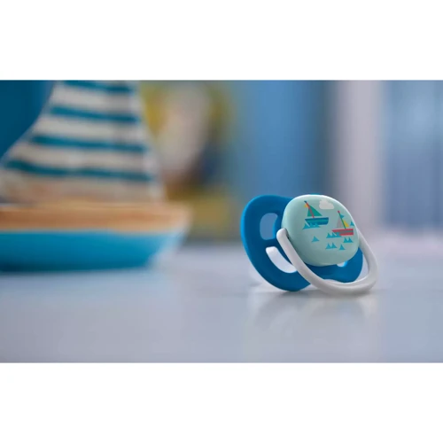 Пустушка ортодонтична Philips AVENT Ultra Air "I love…" для хлопчиків 6-18 міс 2 шт (SCF080/03) фото 7