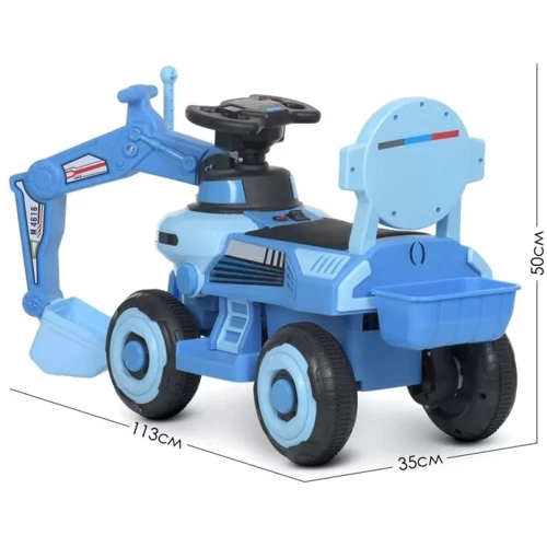 Толокар Bambi Трактор 2в1 синий (M 4616L-4)