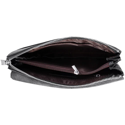 Мужская сумка борсетка Vito Torelli черная (VT-6383-black): Застежка Молния