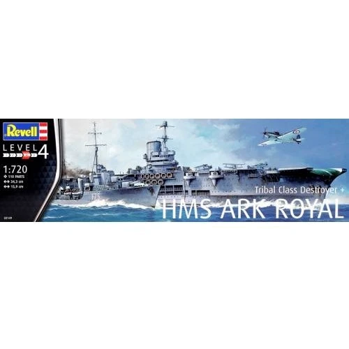 Набор моделей Revell Корабли HMS Ark Royal и Tribal Class Destroyer 1:720 (05149)