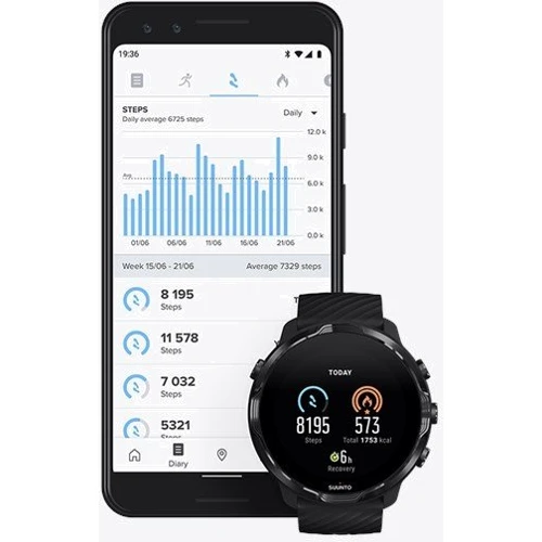 Смарт-часы Suunto 7 Black (SS050378000) фото 10